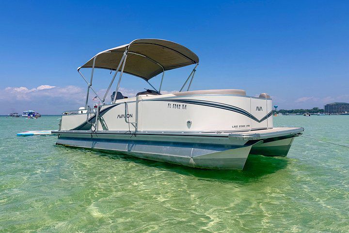 Privae Pontoon Private Chartered Luxury Pontoon Boat in Destin-Up to 6 Guests - Tinggly