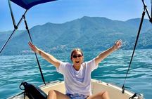 2 Hours Boat Rental Without License 40hp Engine on Lake Como