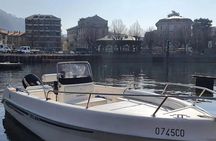 2 Hours Boat Rental Without License 40hp Engine on Lake Como