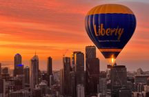 Sunrise flight over Melbourne