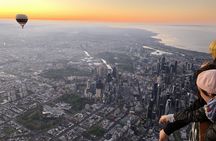 Sunrise flight over Melbourne