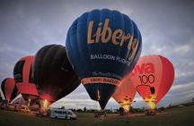 Sunrise flight over Melbourne