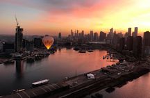 Sunrise flight over Melbourne