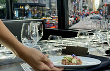 Gourmet Lunch on a Glass-Roof Bus NY