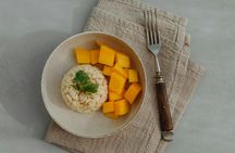 Authentic Thai Green Curry & Sticky Rice Dessert