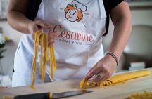 Lunch or dinner and cooking show at a Cesarina's house in Bologna