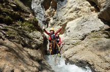 Kids canyoning tour in the Rosengarten Canyon in Imst