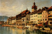 1.5-hour  Nightwatchman walk in Medieval Lucerne