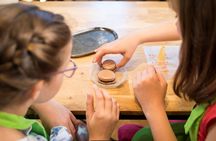 French macaron bakery class with kids