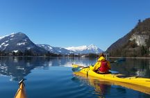 Winter Half Day Kayak tour on Lake Brienz
