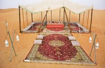 Champagne private desert safari at Bassata Camp from Ras Al Khaimah