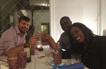 Rooftop Seafood Dinner with Acropolis View