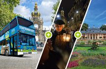 Big hop-on hop-off city tour in Dresden
