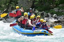 Rafting descent on the river Soča