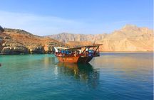 Full-day Dhow cruise between the Musandam Fjords