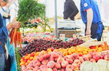 Street market tour with lunch and wine-tasting session