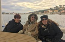 Solar-powered boat cruise on the French Riviera