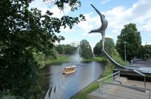 Riga by canal sightseeing boat tour