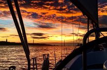 Lisbon sailboat tour at sunset