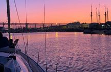 Lisbon sailboat tour at sunset