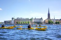 Stockholm city evening kayak tour