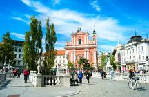 Historical city center and Ljubljana Castle tour