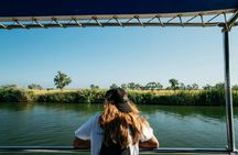 River cruise through the Ebro Delta river