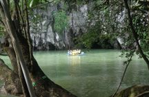 Private underground river tour with Ugong Rock cave and zip line