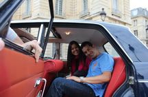 Night guided tour of Paris in a collection car