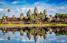 Full-day Angkor temples and Tonle lake tour
