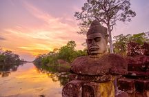 Full-day Angkor temples and Tonle lake tour