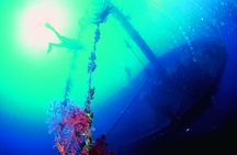 Coral viewing glass bottom-boat tour in Aqaba with open buffet