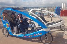 A 1.15-hour private electric rickshaw ride in the French Riviera
