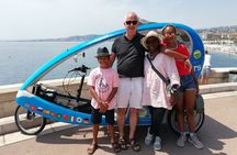 A 1.15-hour private electric rickshaw ride in the French Riviera