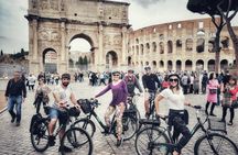 E-bike night tour of Rome with tasting of local food