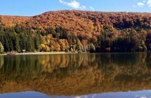 Small-group day trip to the only volcanic lake in Eastern Europe
