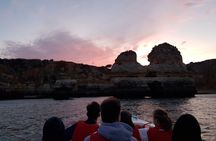 Ponta da Piedade boat tour at sunset