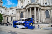 Open-top London bus tour with live guide