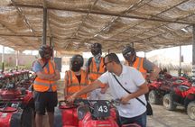 Quad bike morning tour with camel ride and tea in Hurghada
