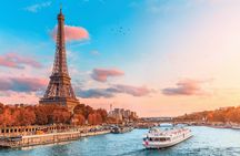 Seine River cruise with French crepe tasting near the Eiffel Tower