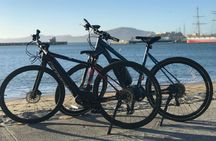 San Francisco eBike rental with route map