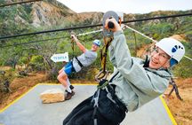Extreme Canopy Zip Line ride in Los Cabos