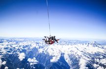 Tandem skydive 18,000ft above Franz Josef and Fox Glaciers