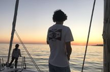 Cascais private sunset cruise with a welcome drink