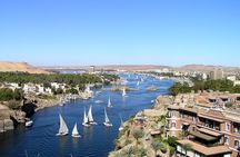Aswan boat tour on a traditional felucca