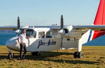 Wineglass Bay and Maria Island wildlife scenic flight tour with lunch