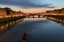 Florence walking tour at sunset with wine tasting