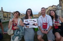Florence walking tour at sunset with wine tasting