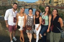 Florence walking tour at sunset with wine tasting