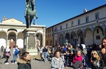 Florence guided tour with walking stools and gelato